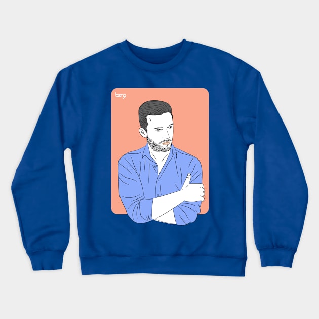 cool guy Crewneck Sweatshirt by BAAM!!